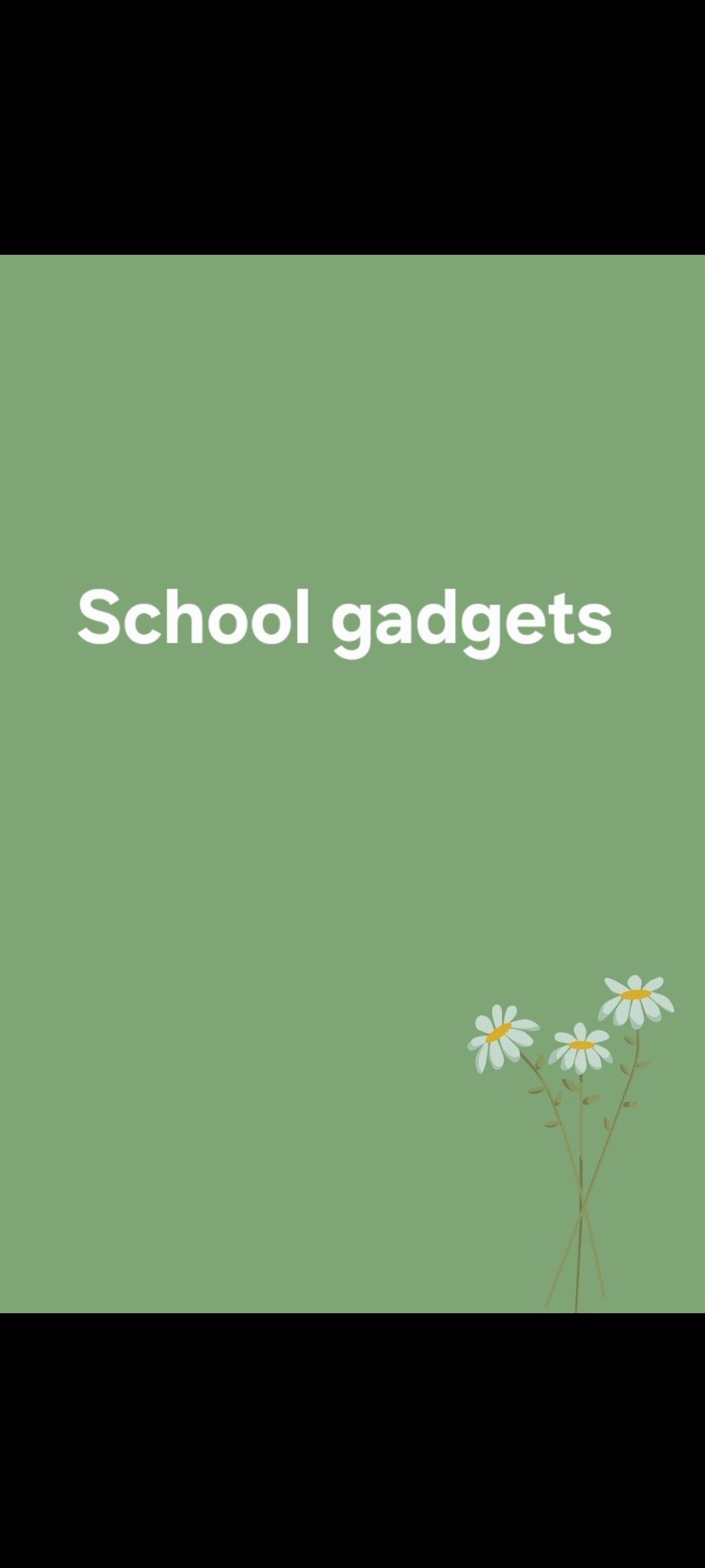 School gadgets True Value