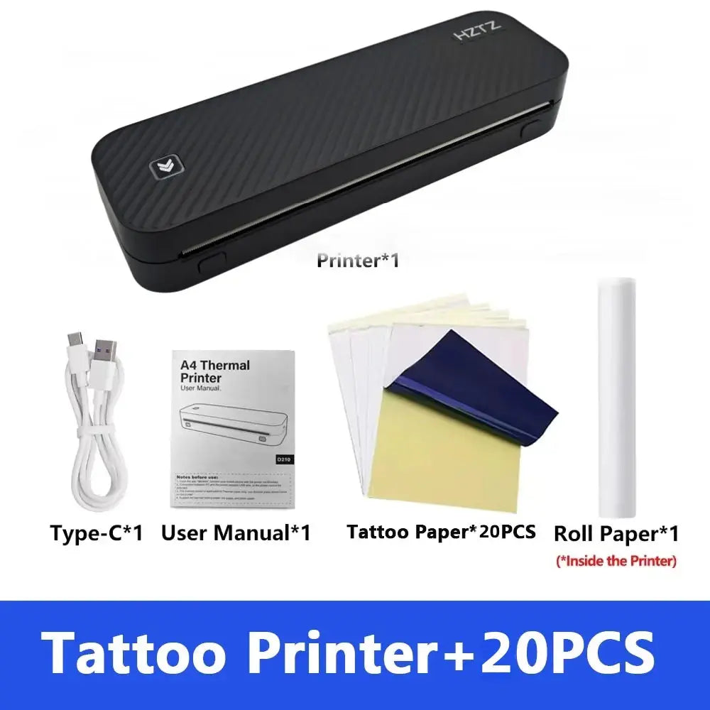A4 Portable Printer Wireless Mobile Printer True Value