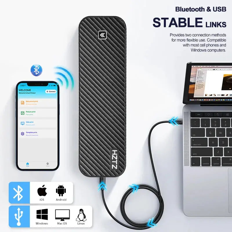 A4 Portable Printer Wireless Mobile Printer True Value