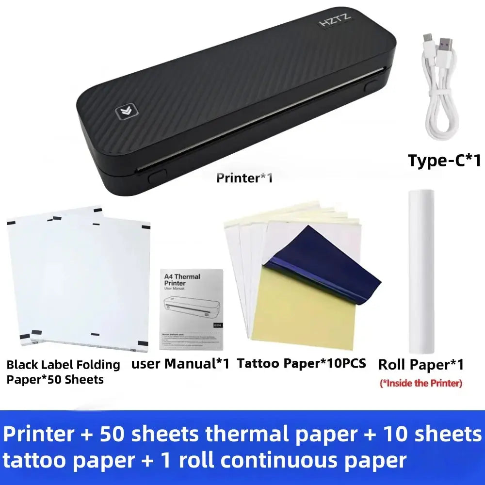 A4 Portable Printer Wireless Mobile Printer True Value