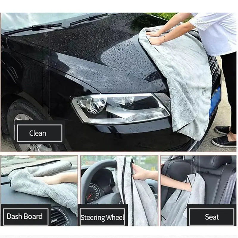 Microfiber  Car Wash Tower 100X40cm True Value