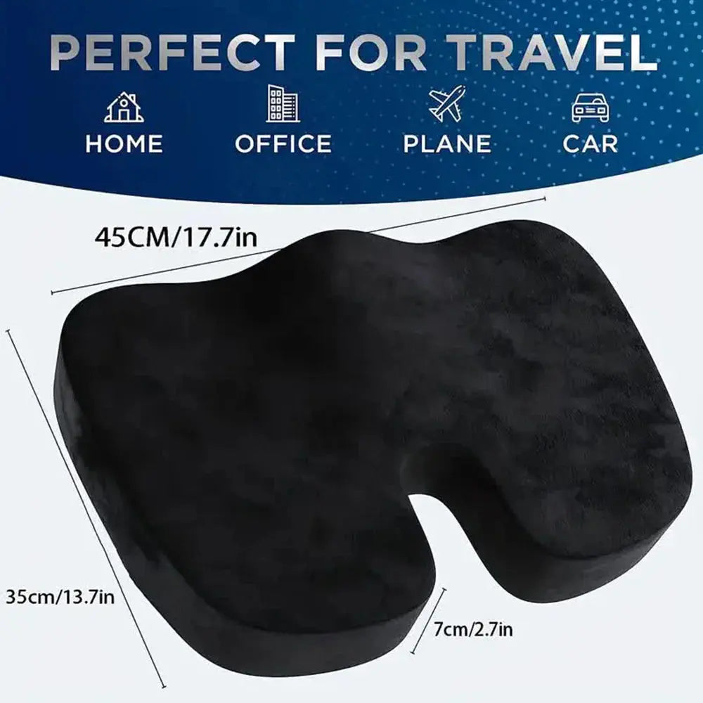 Travel Seat Cushion Memory Foam U-Shaped True Value