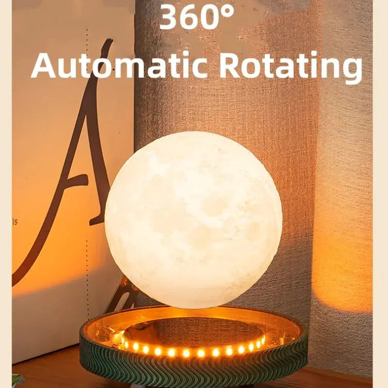 Magnetic Levitating Bulb, Saturn ,Moon Lamp ,Levitating Rotating Table Lamp True Value