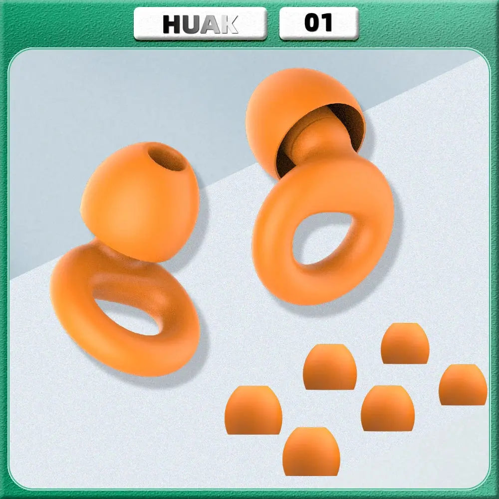 HUAK Concert Ear Plugs, High Fidelity Noise Cancelling Silicone Ear Plugs True Value