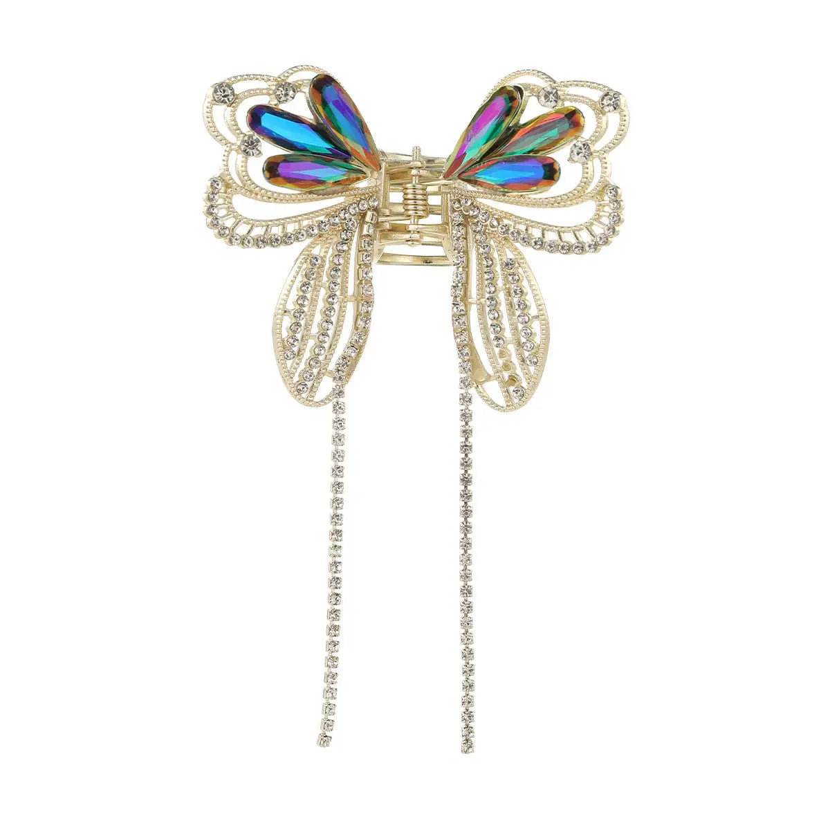 Simple Hair Claw Clip Butterfly Pearl Tassel Hair Clip True Value