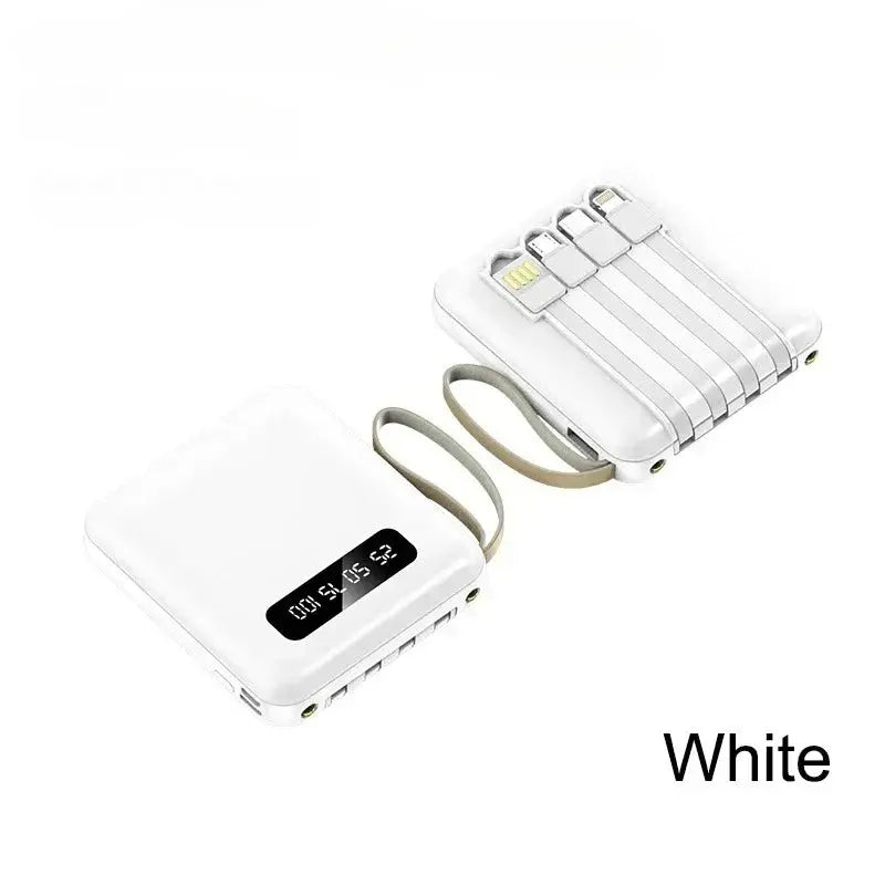 Power Bank with 4 Charging Cables True Value