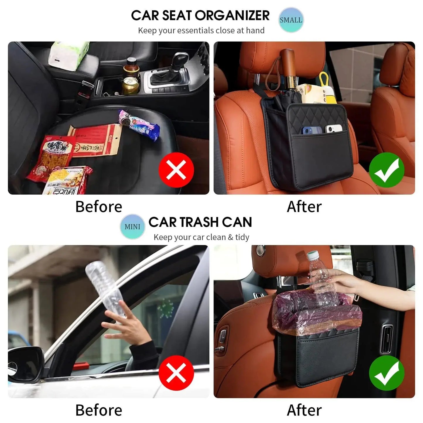 Multi-Functional Car Seat  Storage Bag True Value