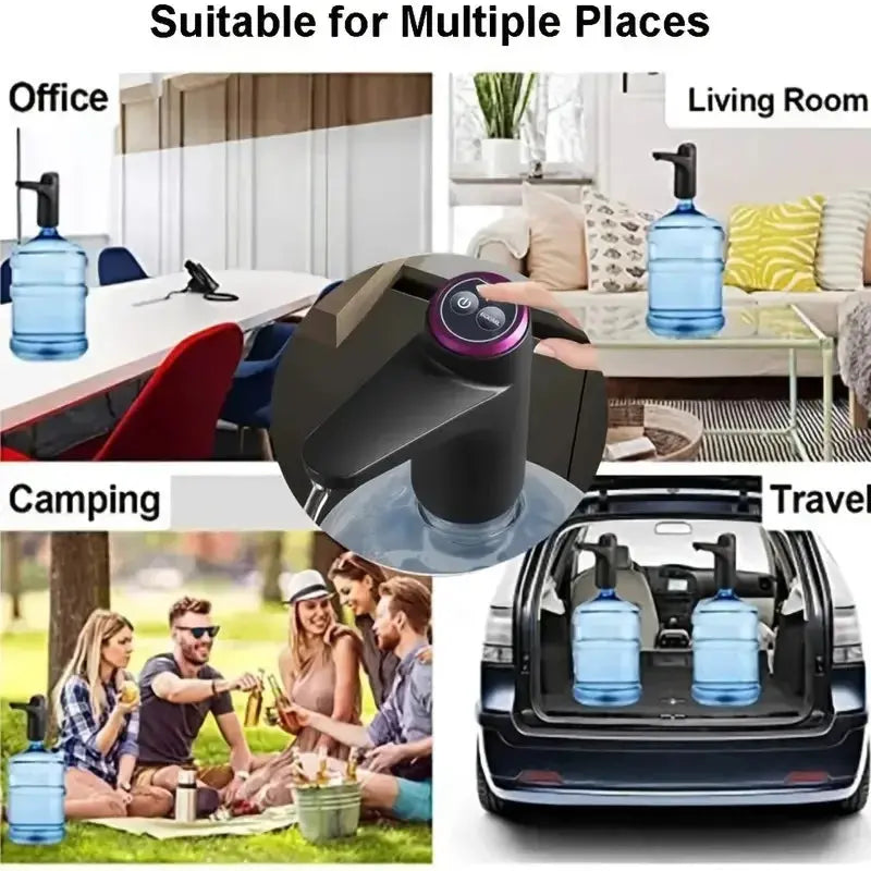 Portable 5-gallon Water Dispenser, with USB Charging-Automatic True Value
