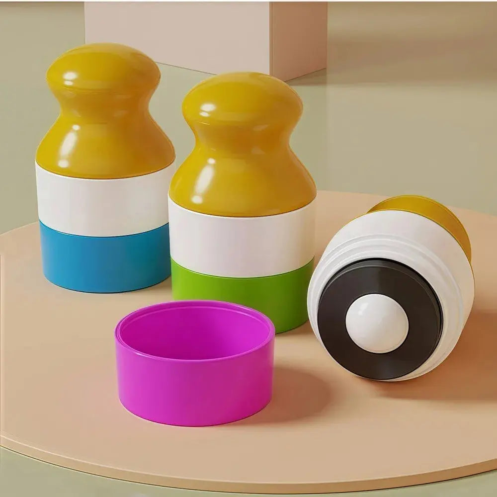 Refillable Sunscreen Dispenser with Roll-On Applicator – Leakproof Travel Bottle for Easy Application True Value