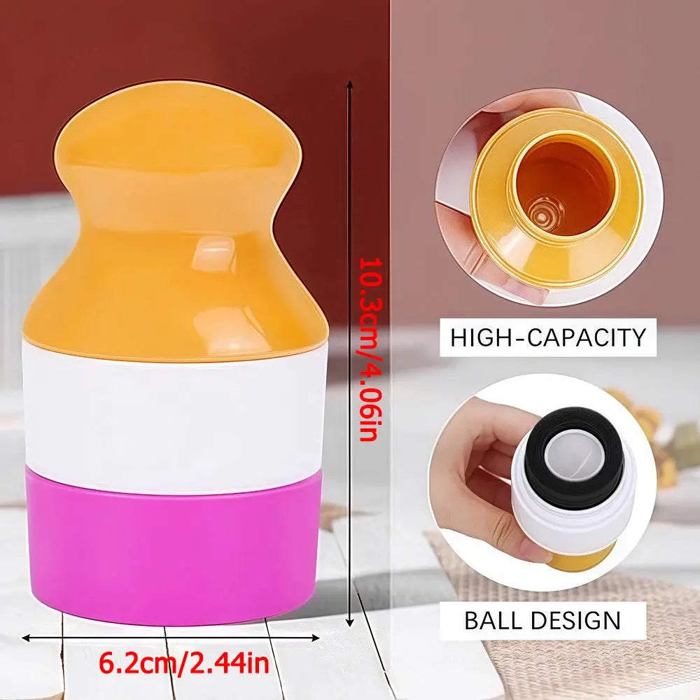 Refillable Sunscreen Dispenser with Roll-On Applicator – Leakproof Travel Bottle for Easy Application True Value