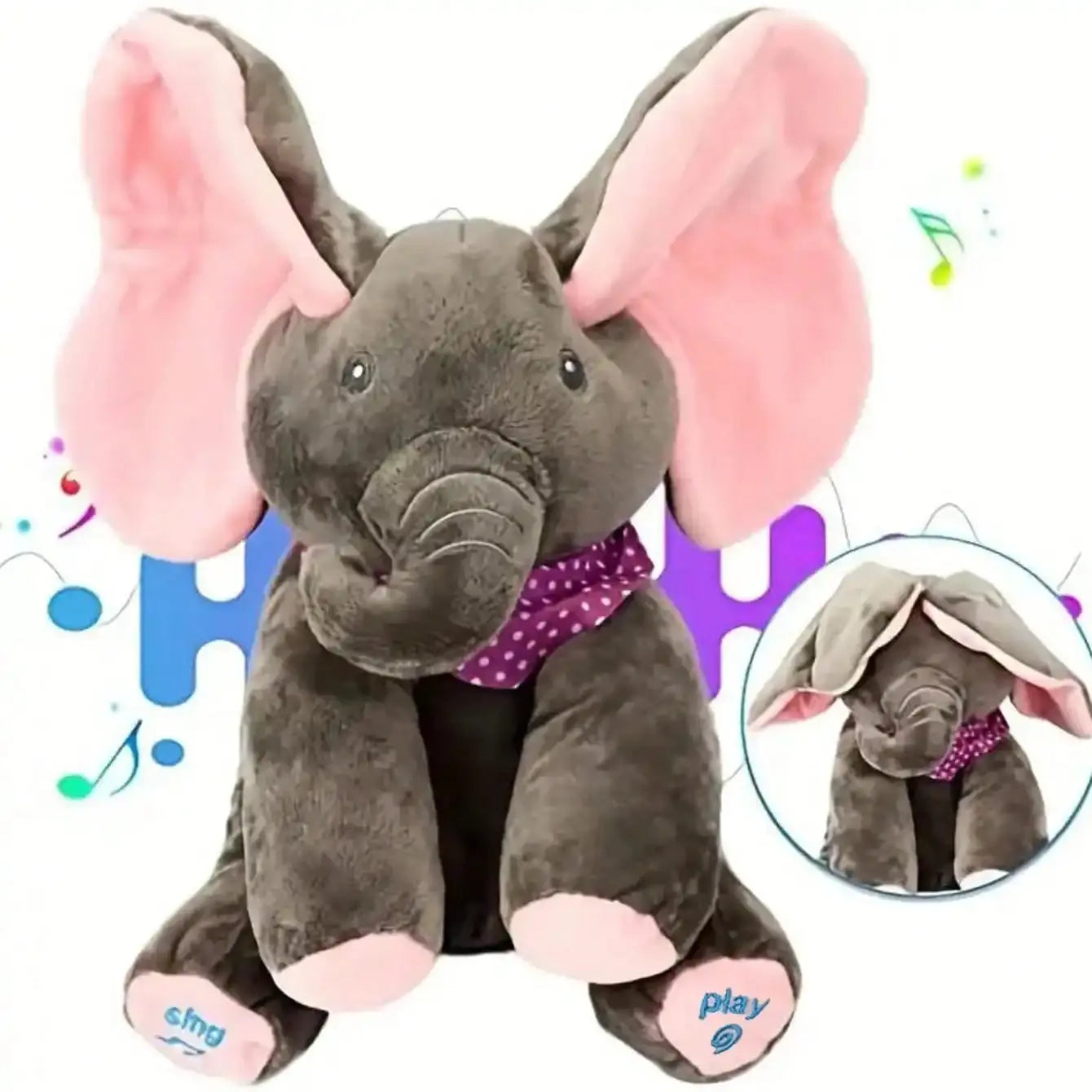Musical Dancing Elephant Plush True Value