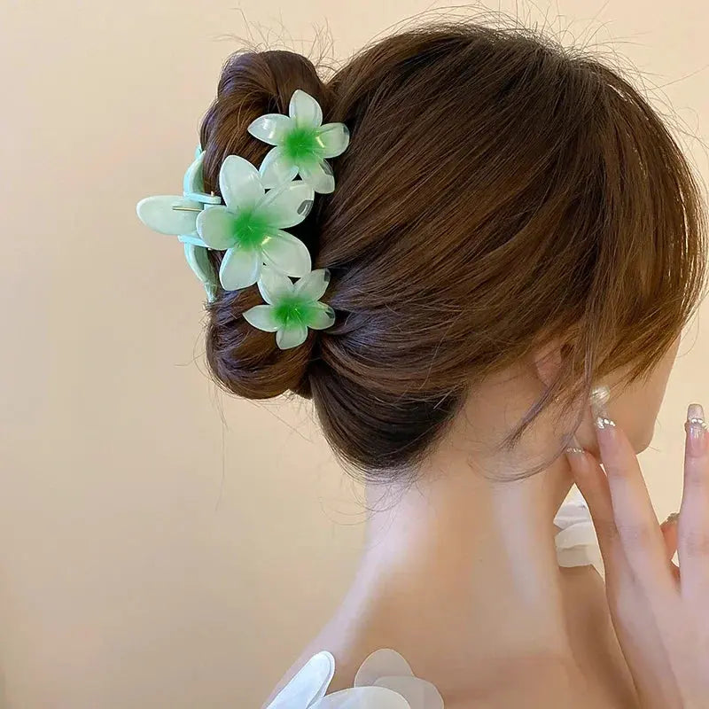 Flower  Ponytail Hair Clip for Girls True Value