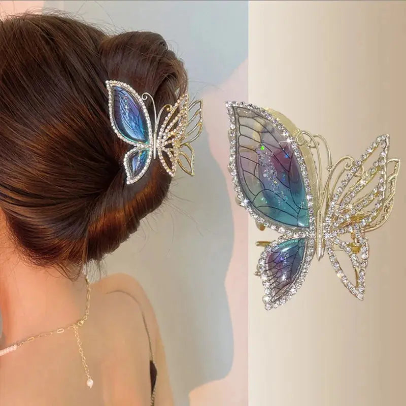 Sparkling Diamond Crystal Butterfly, Vintage ,Elegant. True Value