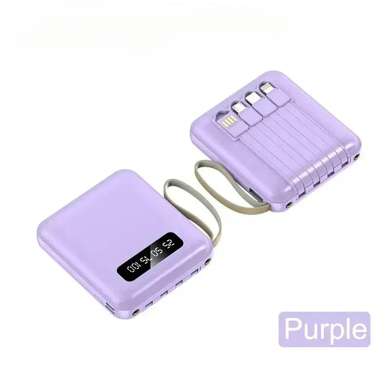 Power Bank with 4 Charging Cables True Value