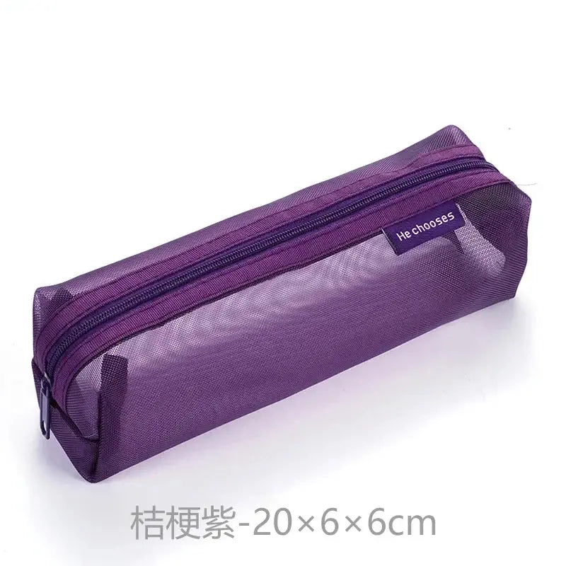 Transparent Stationery Pencil Bag True Value