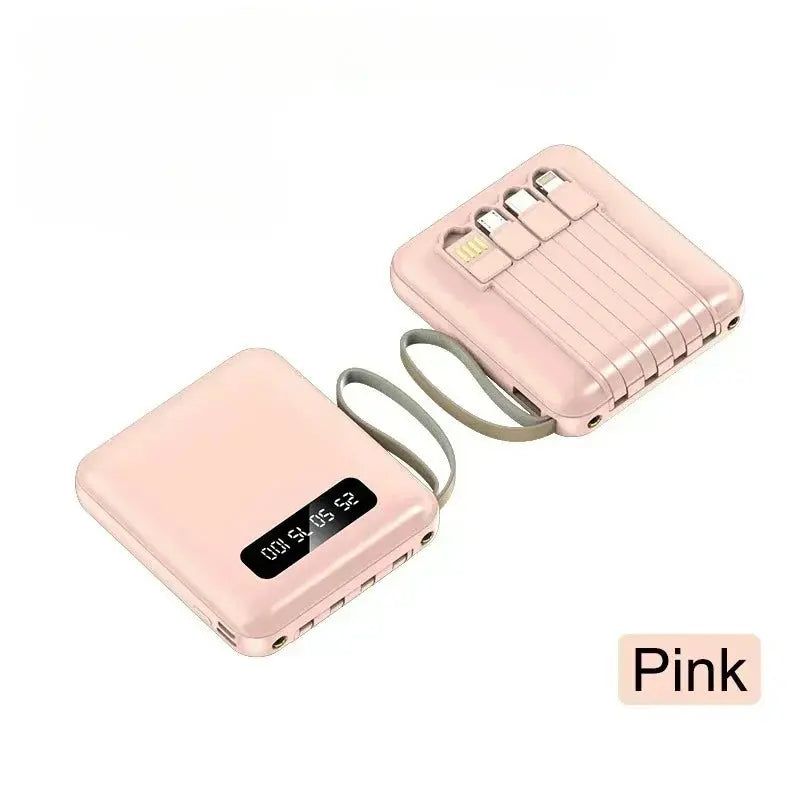 Power Bank with 4 Charging Cables True Value