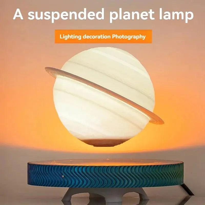 Magnetic Levitating Bulb, Saturn ,Moon Lamp ,Levitating Rotating Table Lamp True Value
