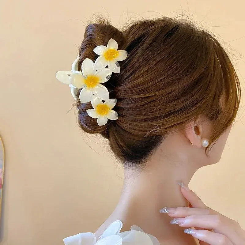 Flower  Ponytail Hair Clip for Girls True Value
